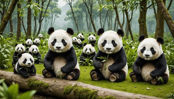 Panda land : l'univers créatif des passionnés de pandas